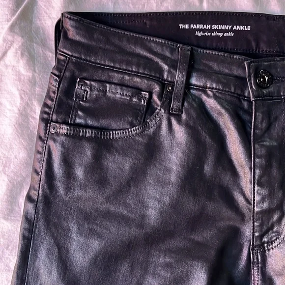 Adriano Goldschmied AG The Farrah High-Rise Skinny Ankle Black 30R - Picture 3 of 13